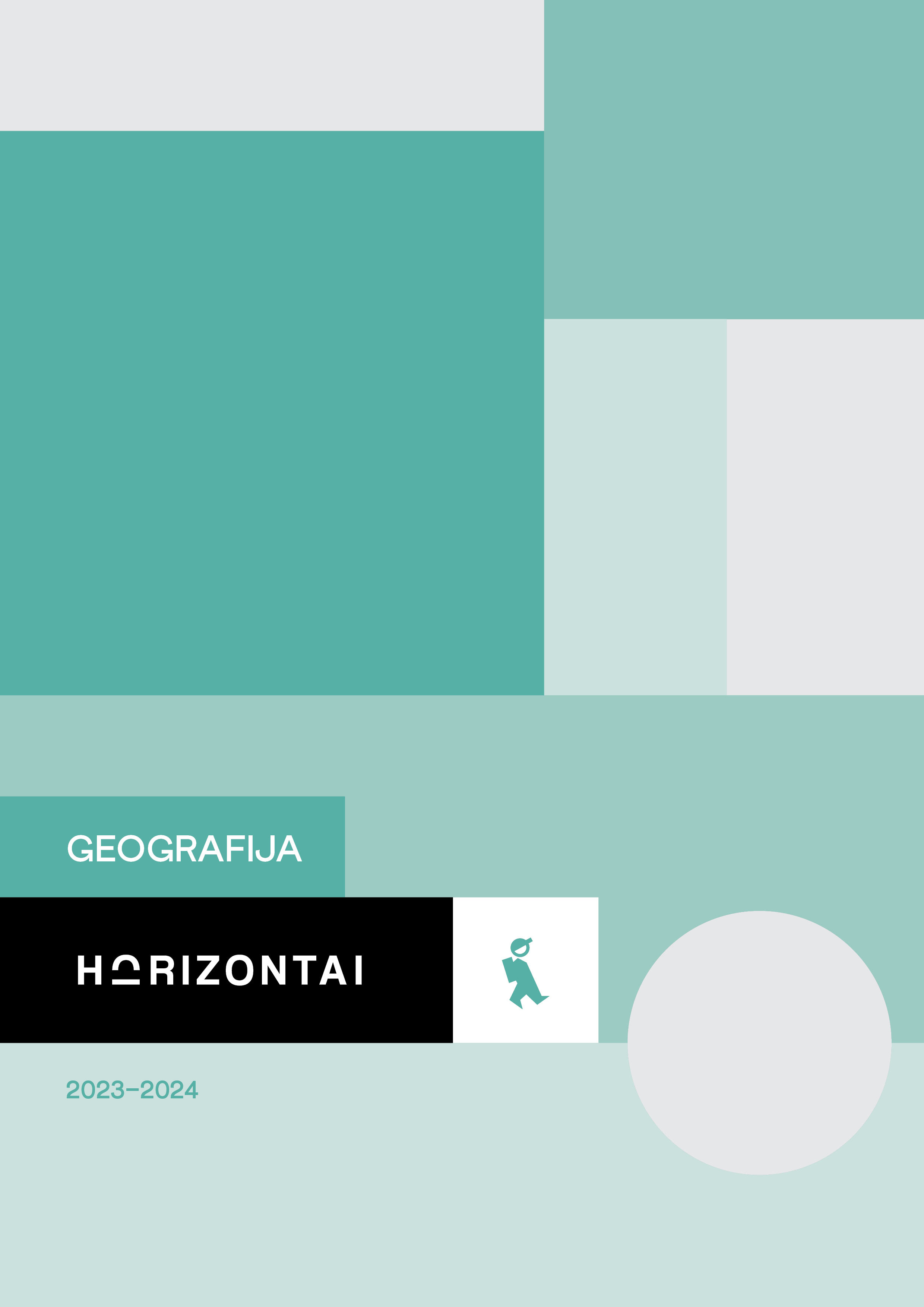 Naujos kartos geografijos vadovėlio komplektas 9–10 ir 6 klasėms „HORIZONTAI“