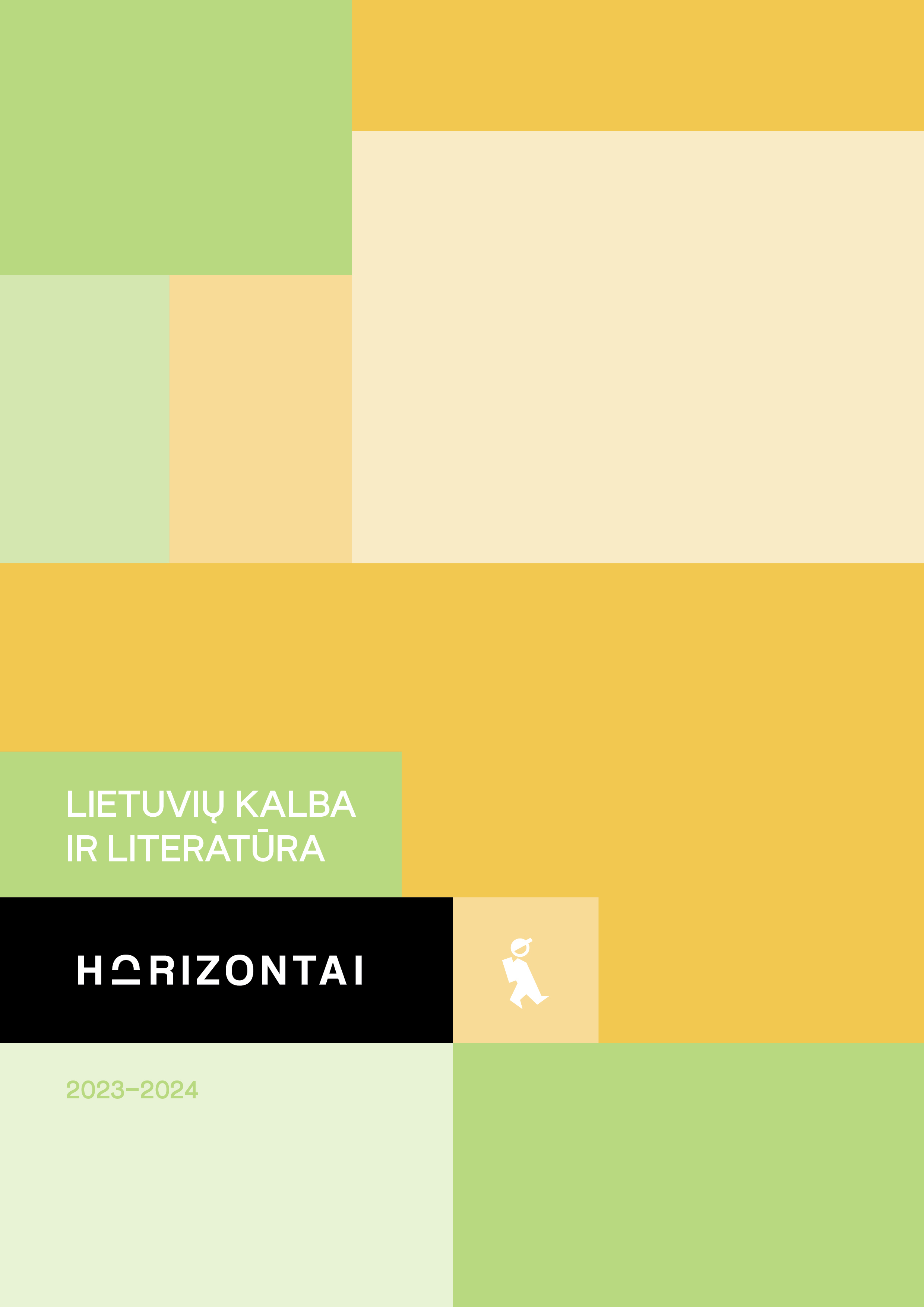 Naujos kartos lietuvių kalbos ir literatūros vadovėlių komplektai „HORIZONTAI“